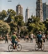 A street in the city